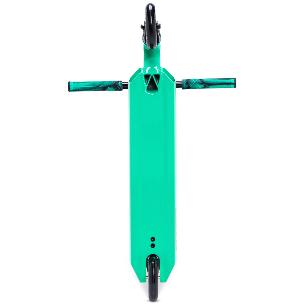 Sequel Ignite Scooter Complete Teal Gold Bottom Deck View