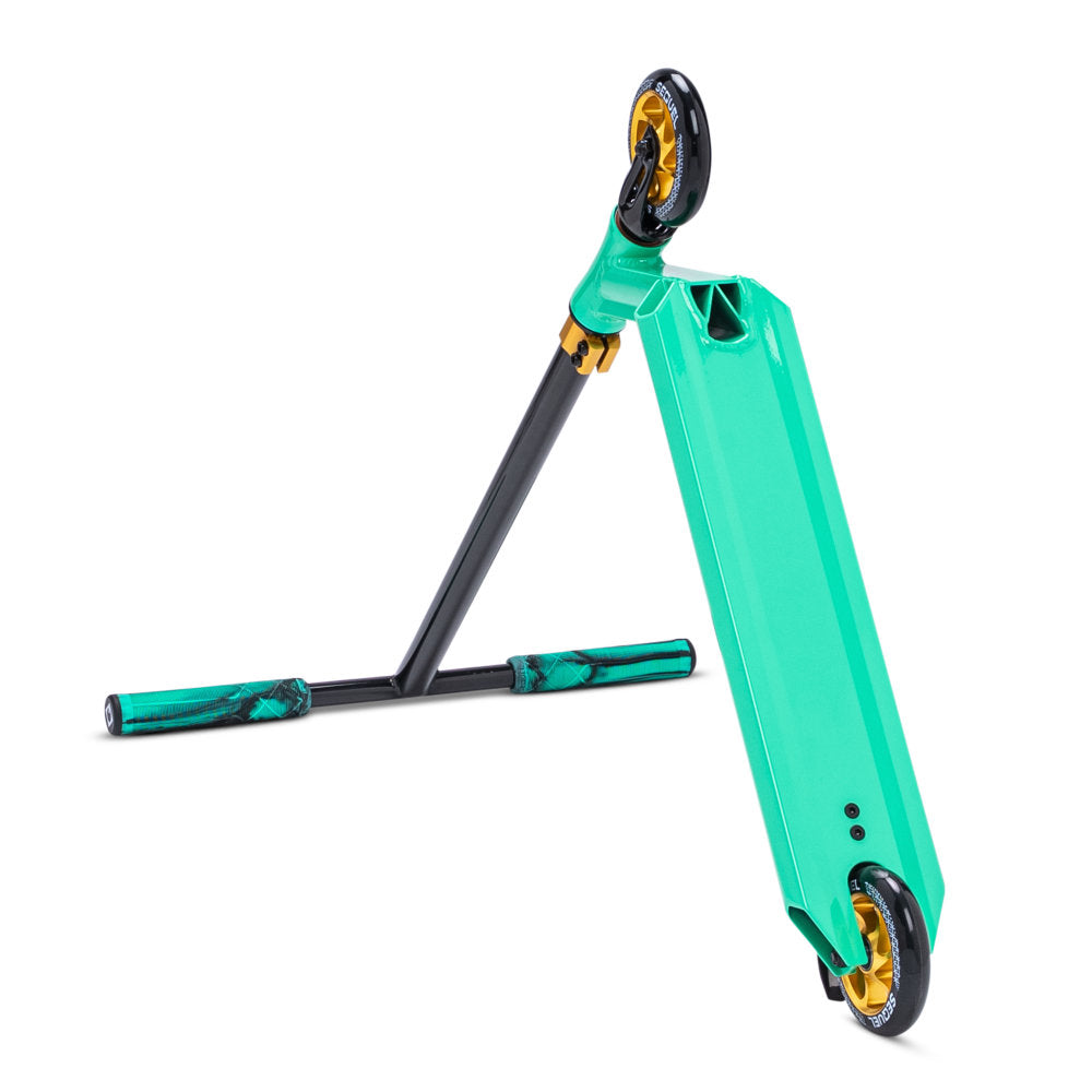 Sequel Ignite Scooter Complete Teal Gold Pyramid View