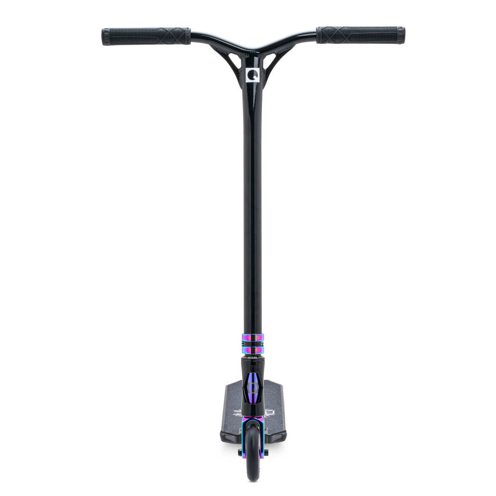 Sequel Rise Park Scooter Complete Black Neo Chrome Front View