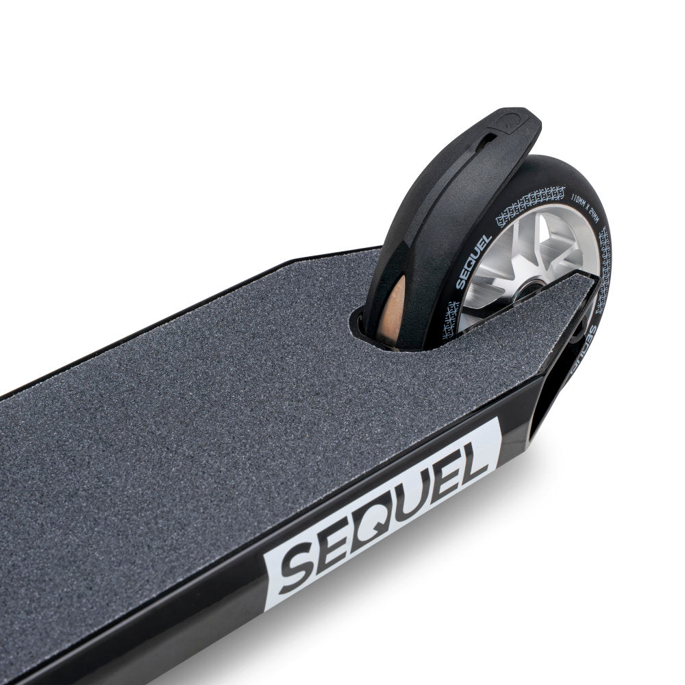 Sequel Rise Park Scooter Complete Black Silver Back Close Up