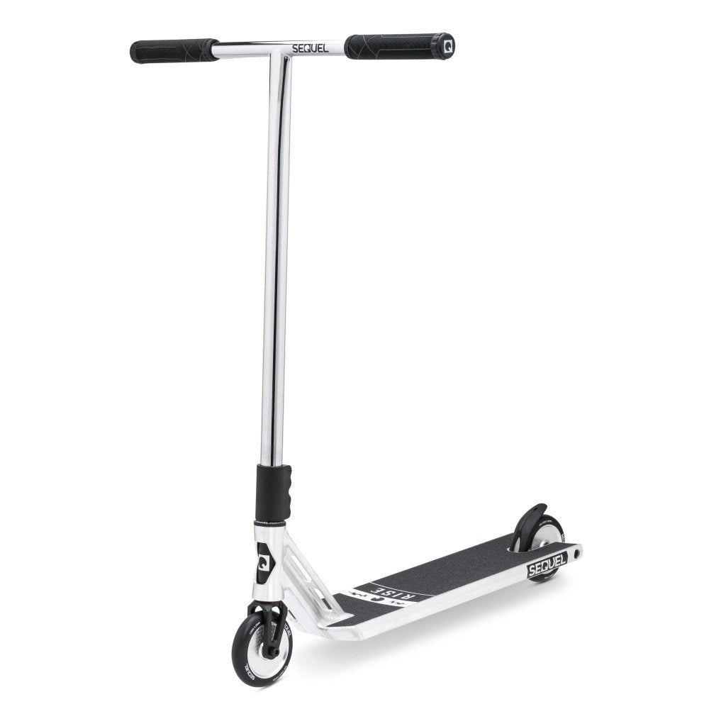 Sequel Rise Street Scooter Complete Silver Black Left Angle View