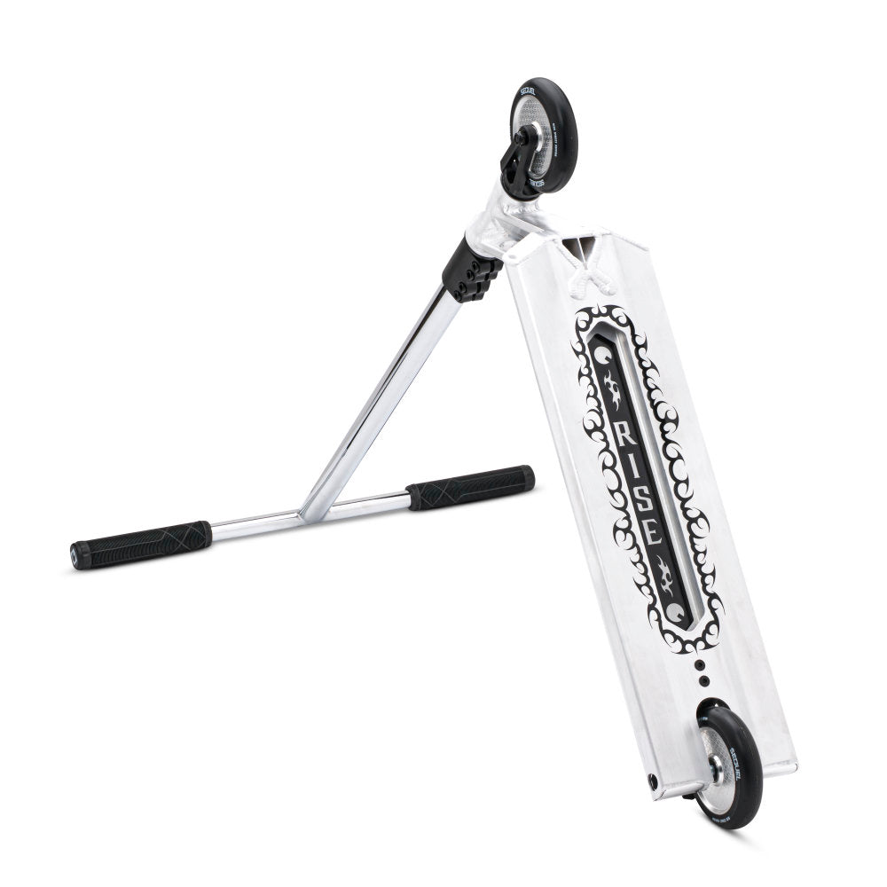Sequel Rise Street Scooter Complete Silver Black Pyramid View