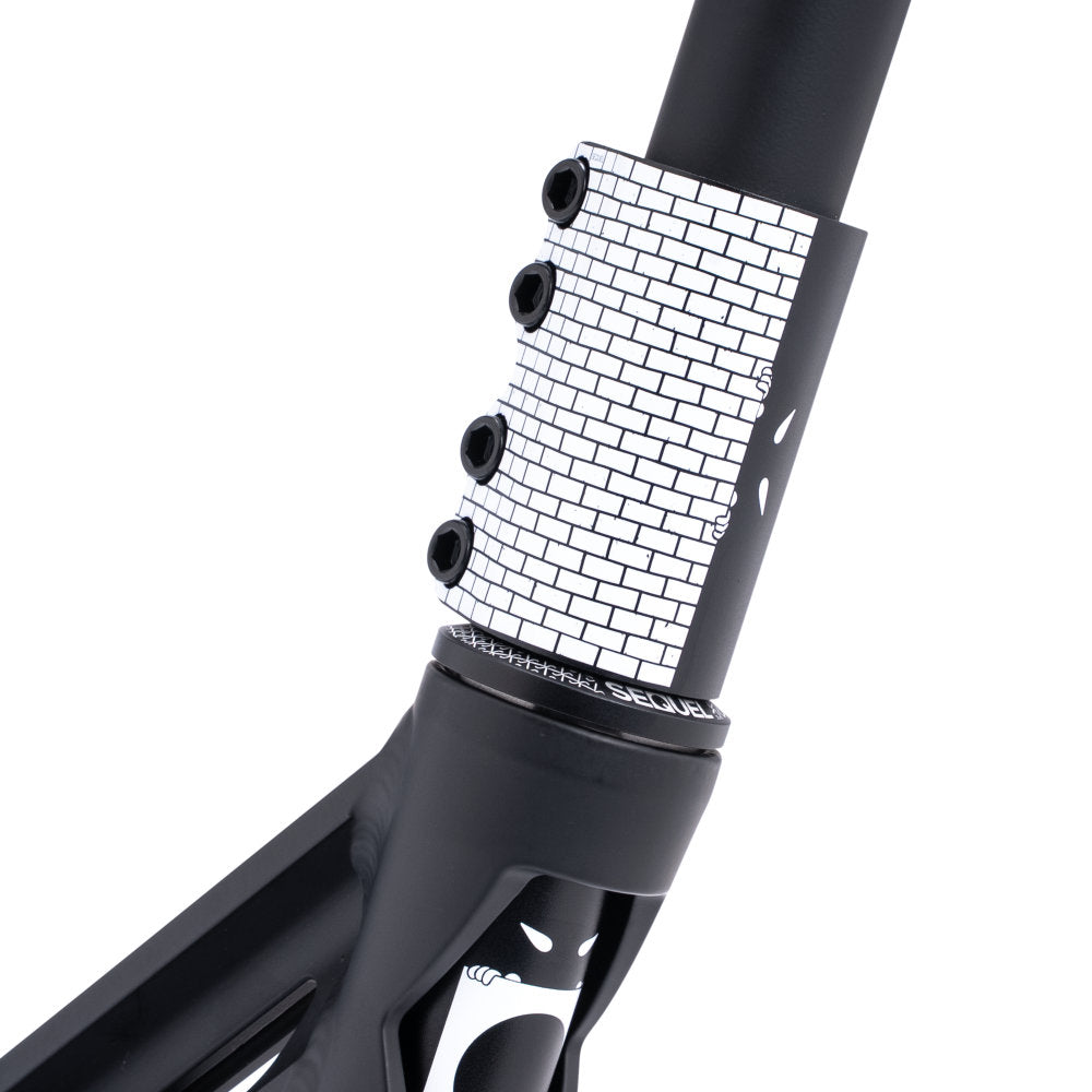Sequel Vandal 6.5in Street Scooter Complete Black 2-tone SCS Clamp