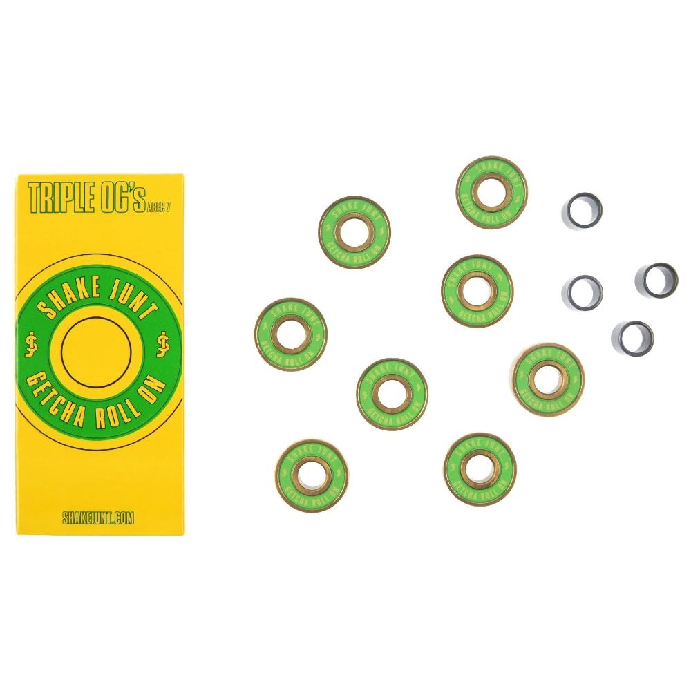 Shake Junt Triple OG's Abec 7 Skateboard Bearings