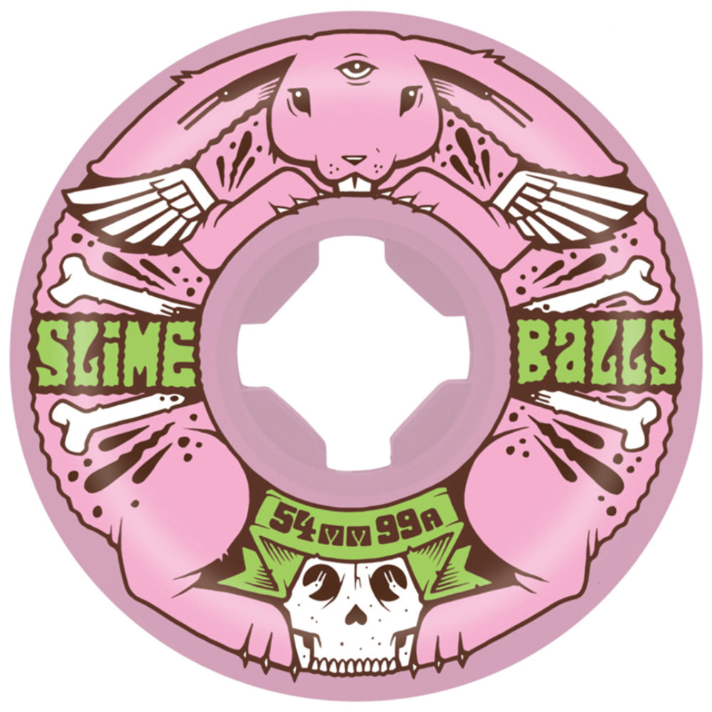 Slime Balls Jeremy Fish Bunny Speed Ball 99A 54mm - Skateboard Wheels