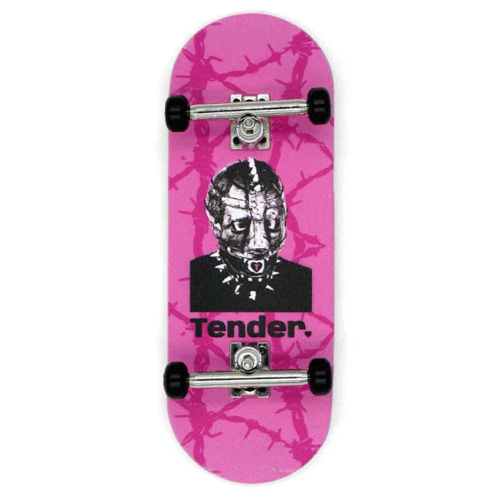 Slushcult Complete Fingerboard Tender Masked 34mm Pink