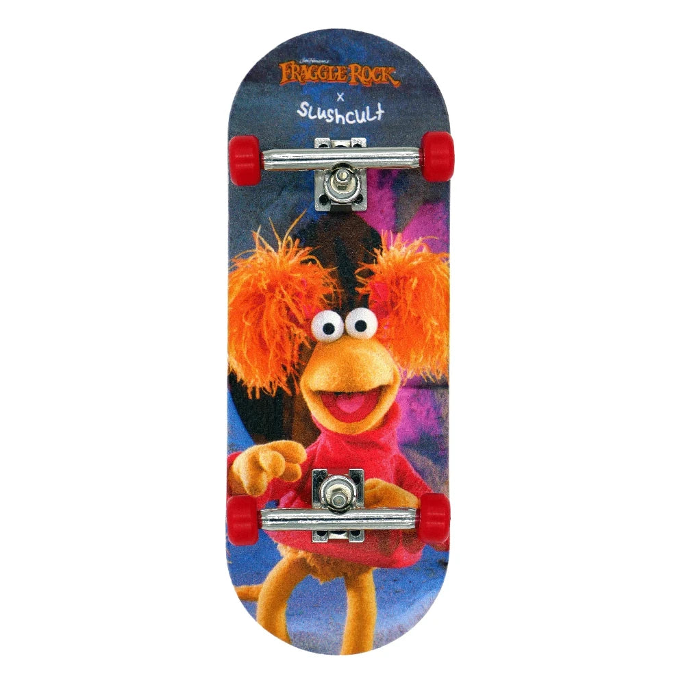 Slushcult X Fraggle Rock Complete Fingerboard Red Grom 34mm