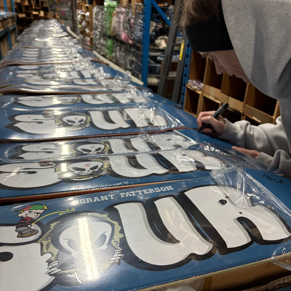 Sour Grant Patterson Piss Skateboard Deck Signature