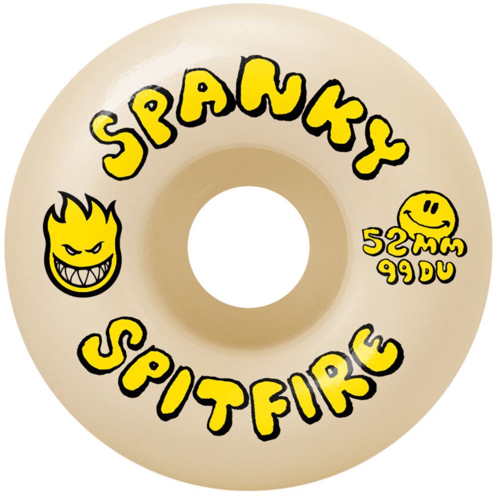 Spitfire Formula Four Spanky Happy Classic 52mm Skateboard Wheels Inside