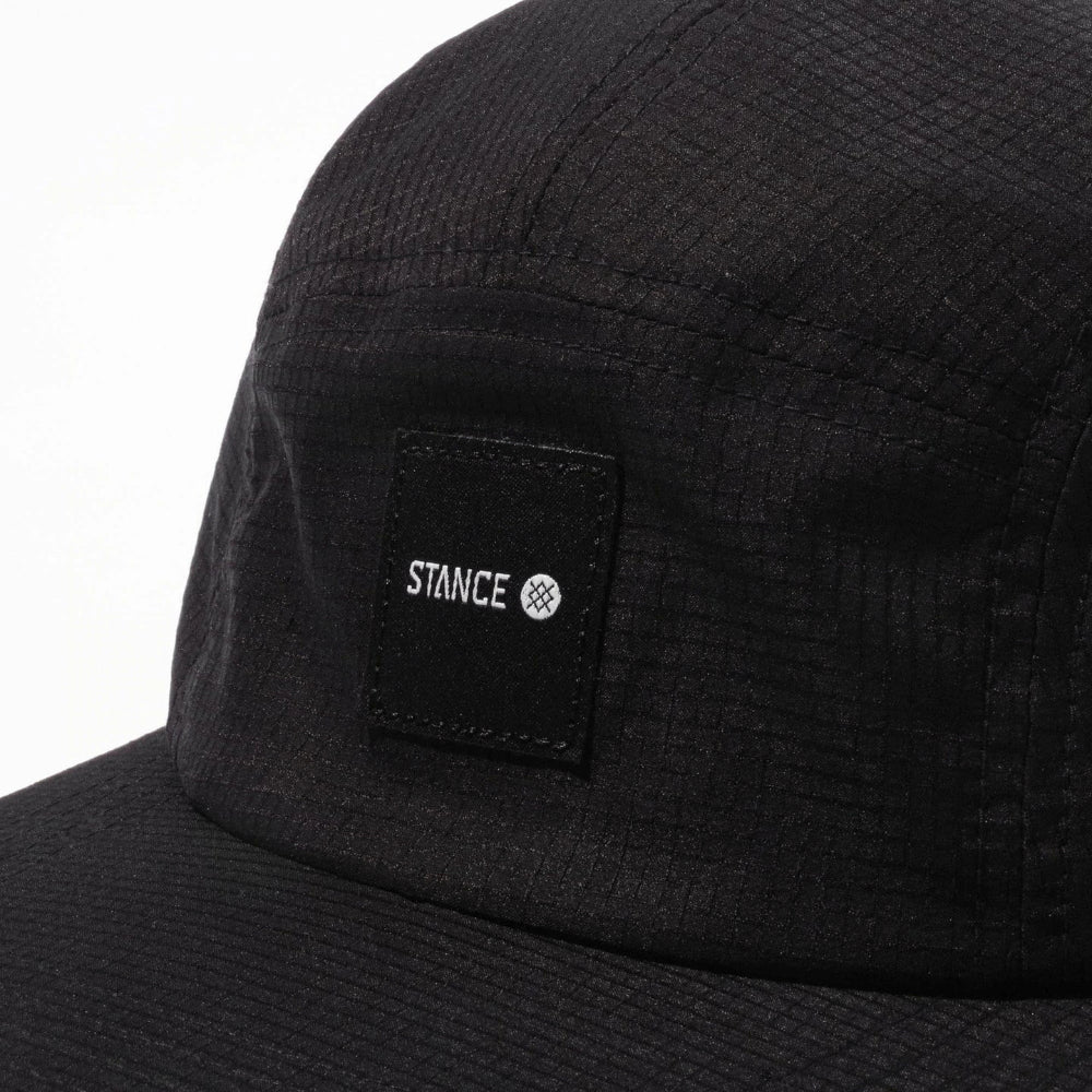 Stance Kinetic 5 Panel Ajustable Cap Black Close UP