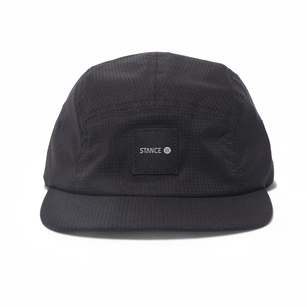Stance Kinetic 5 Panel Ajustable Cap Black Front