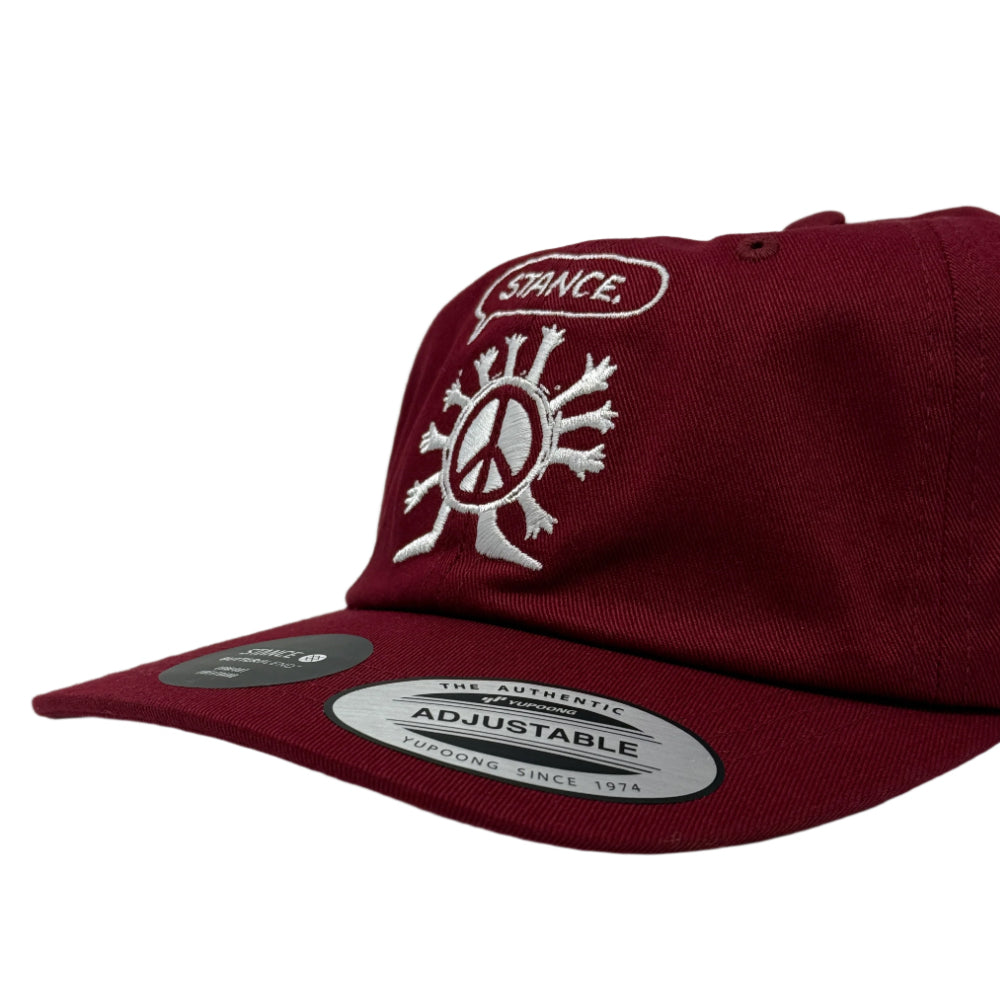 Stance Standard Adjustable Cap Red Close-Up