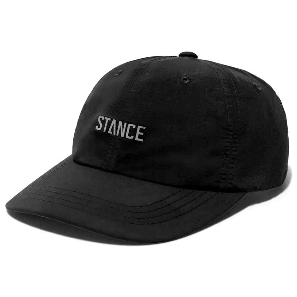 Stance Standard Adjustable Nylon Cap Black Angle