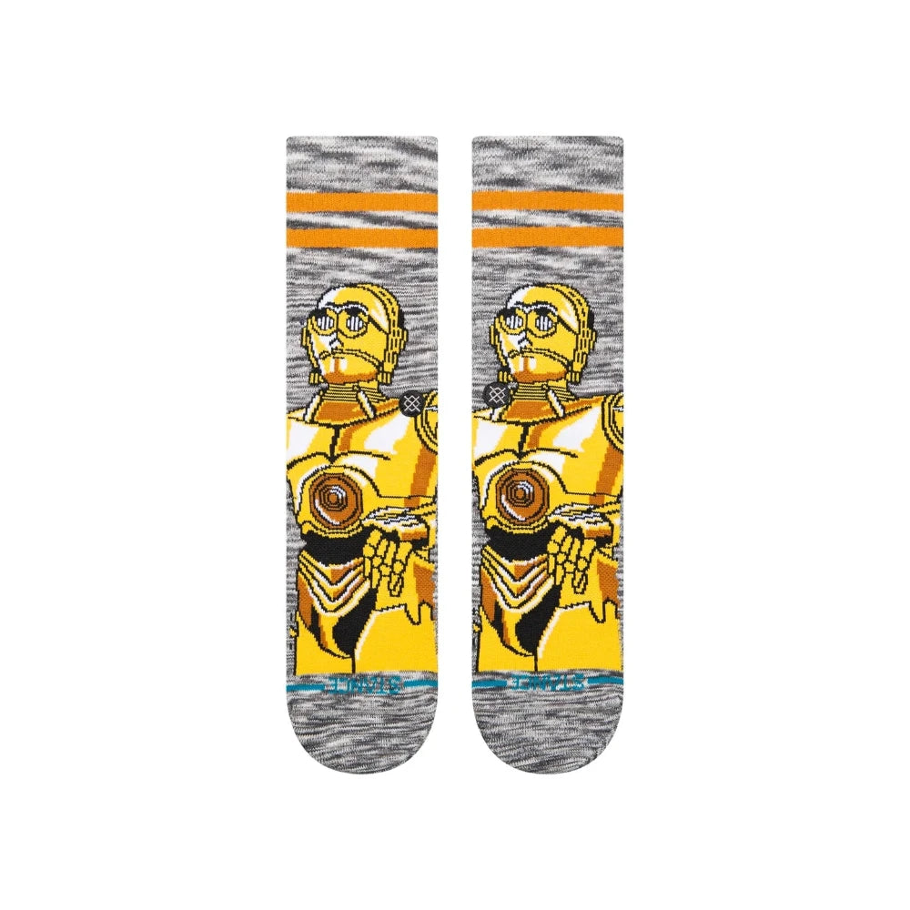 Stance Star Wars C3PO Crew Socks Front