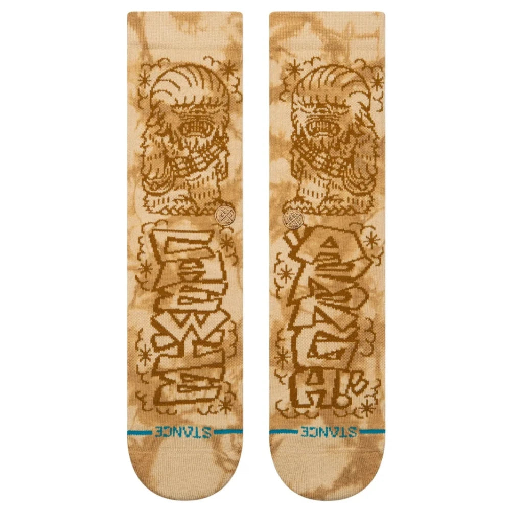 Stance Star Wars Chewie Crew By DJ Javier Socks Front