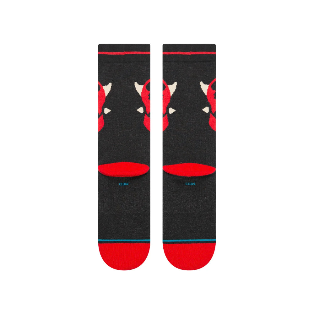 Stance x Star Wars Maul Crew Socks Back Design