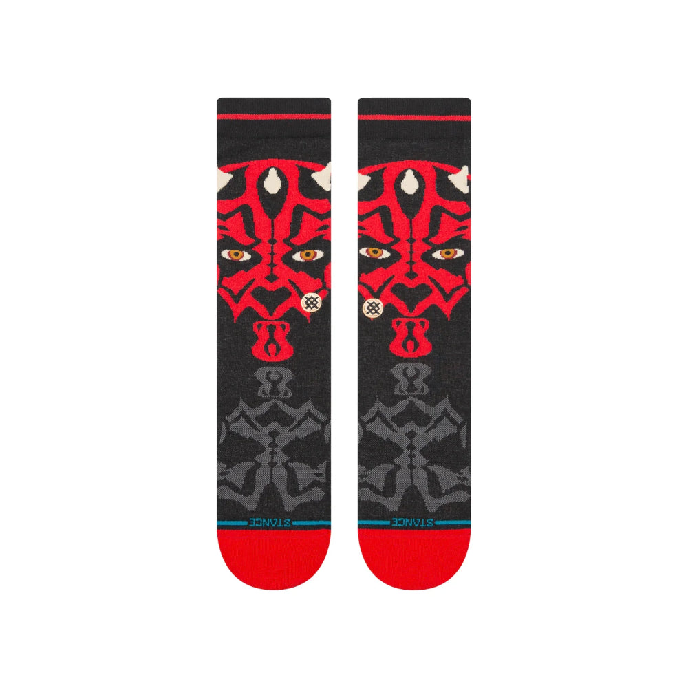Stance x Star Wars Maul Crew Socks Front Design