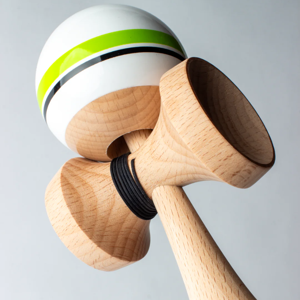 Sweets Prime Sport Stripe Kendama Home Team Bottom Angle