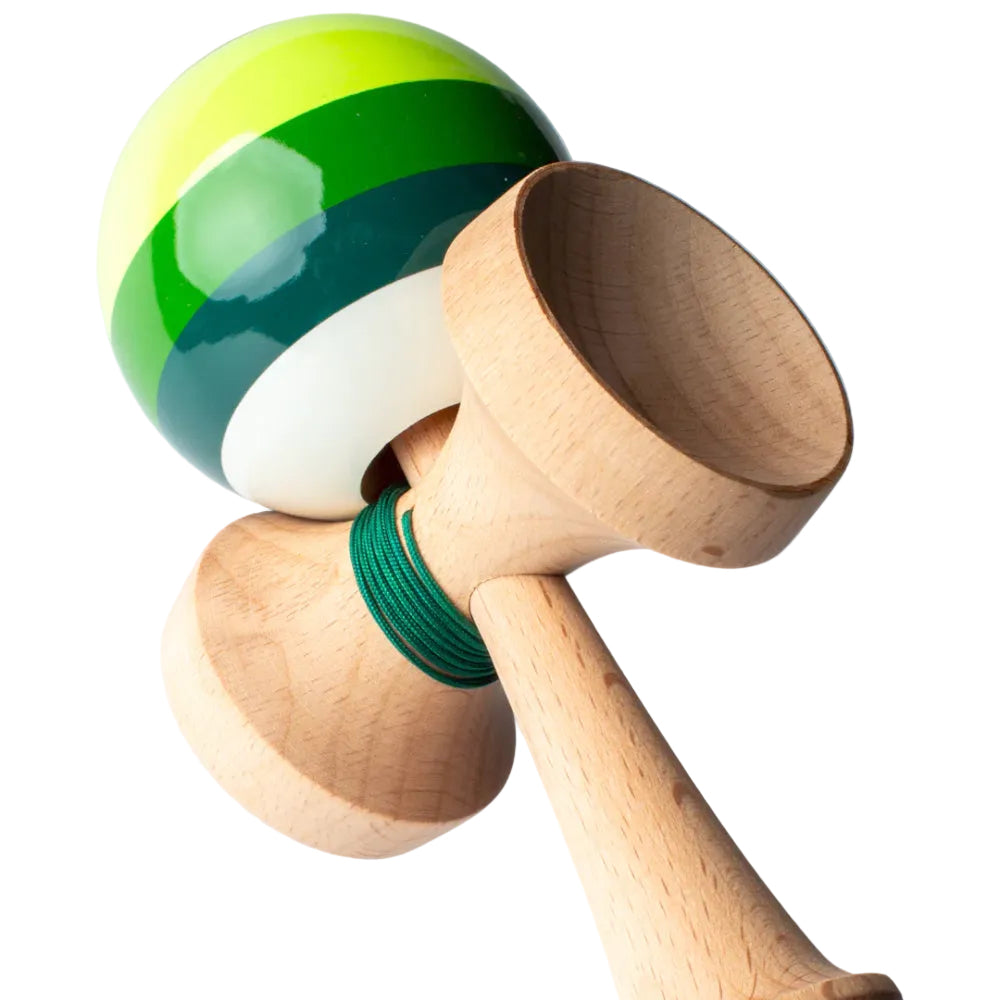 Sweets Prime 5 Stripe Kendama Dougie Bottom Angle