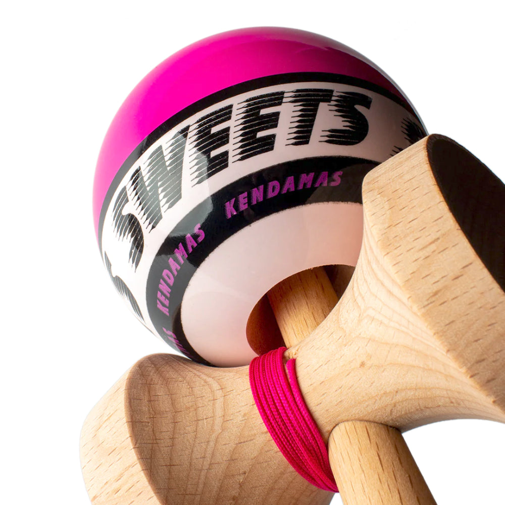 Sweets Starter Kendama Pink Bottom Angle