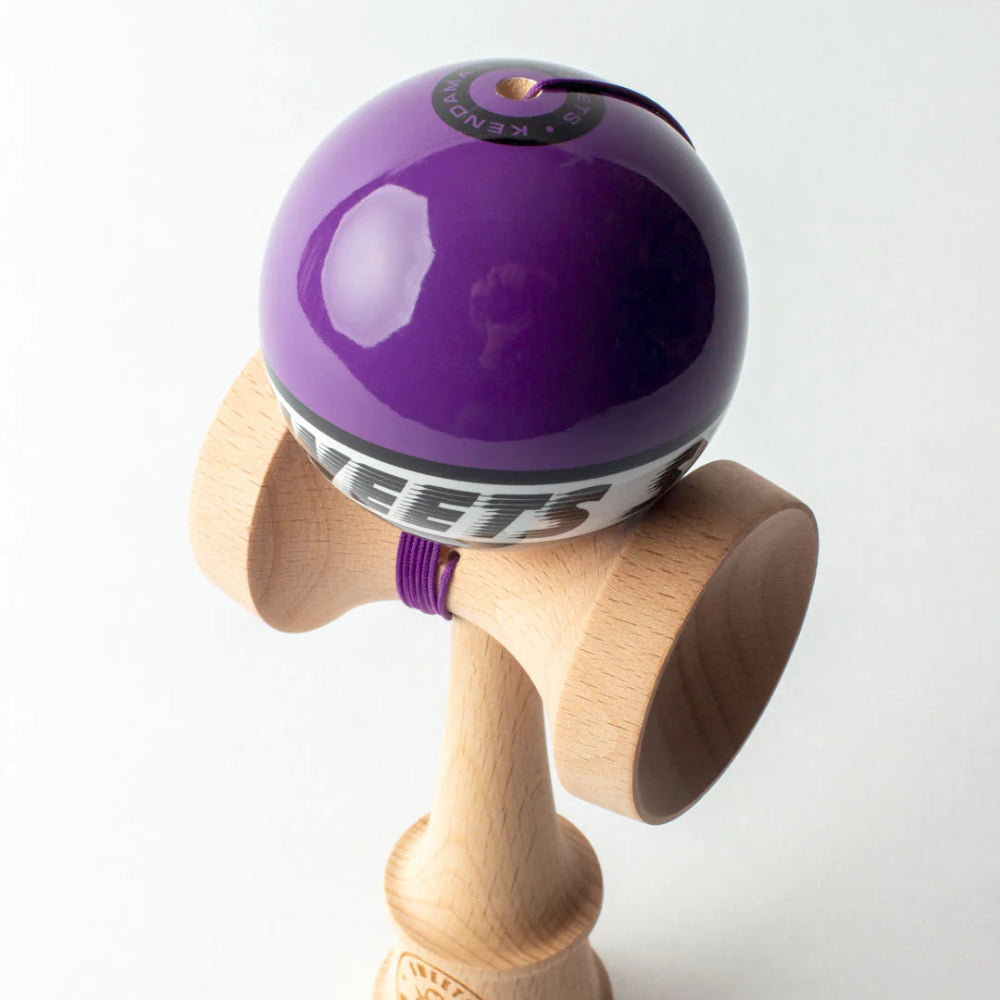 Sweets Starter Kendama Purple Top Angle