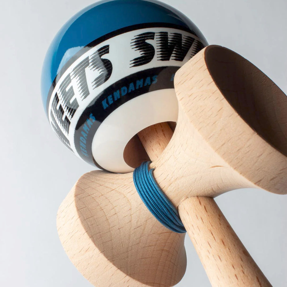 Sweets Starter Kendama True Blue Bottom Close Up View