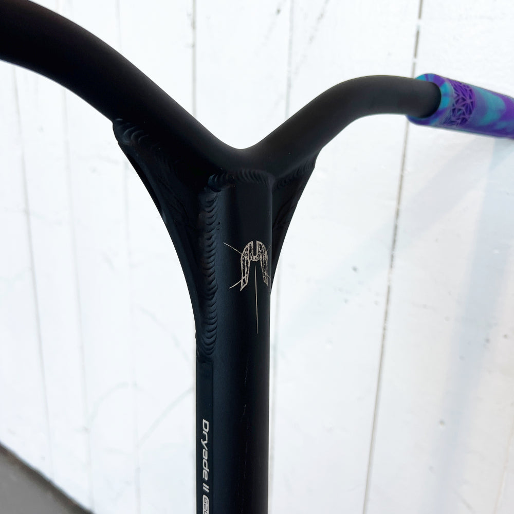 The Color Violet Custom Park Scooter Fuzion Entropy 2 Deck River Wheels Trynyty Oil Slick Ethic DTC aluminium Bars