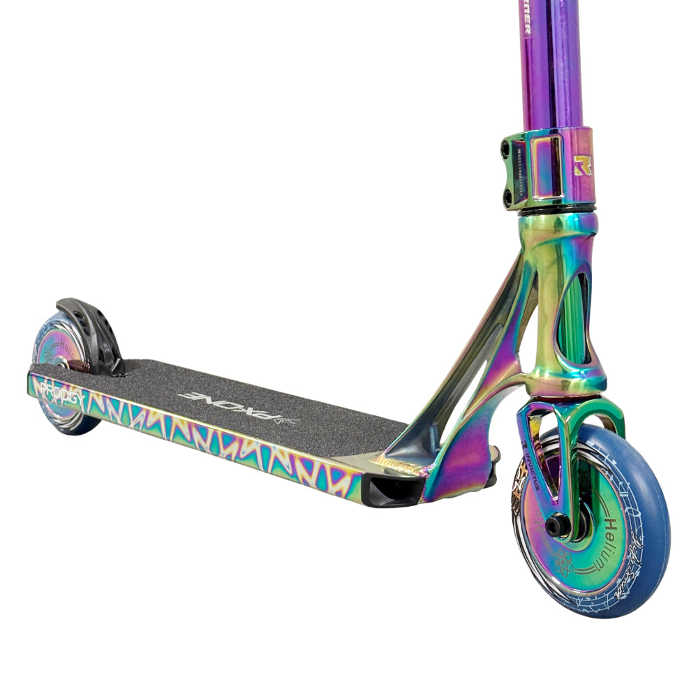 The Galactic Oil Slick Custom Scooter Close Up