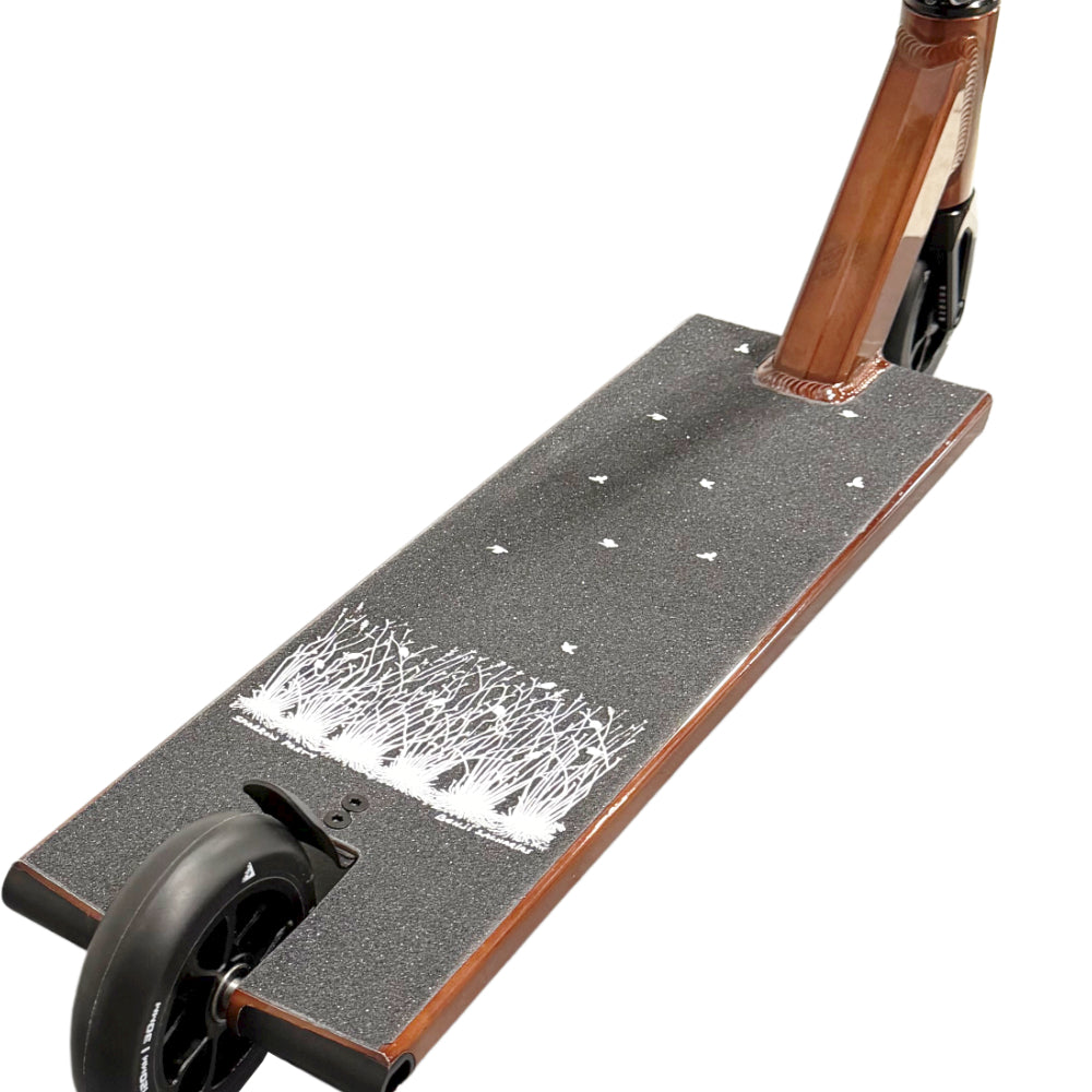 The Rusteez Custom Complete Pro Street Scooter With Exodus 120x30mm and Signature Griptape