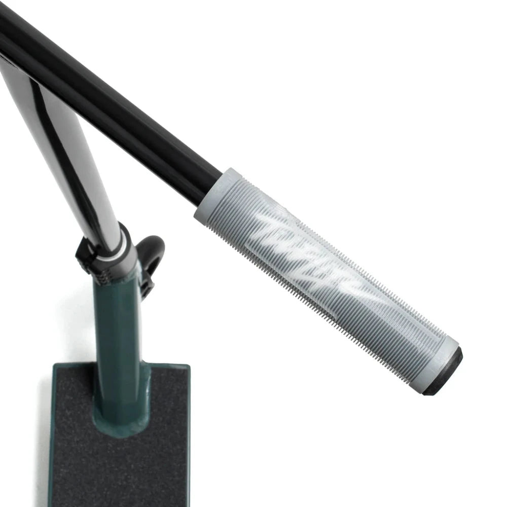 Tilt Contact Build Slate Scooter Complete Clear Grips With Logo Close Up