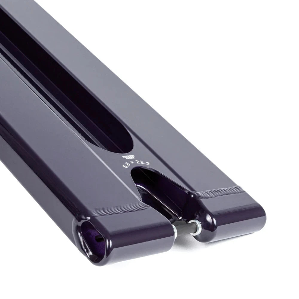 Tilt Formula Selects Demise Purple Street Scooter Deck Welded Dropouts