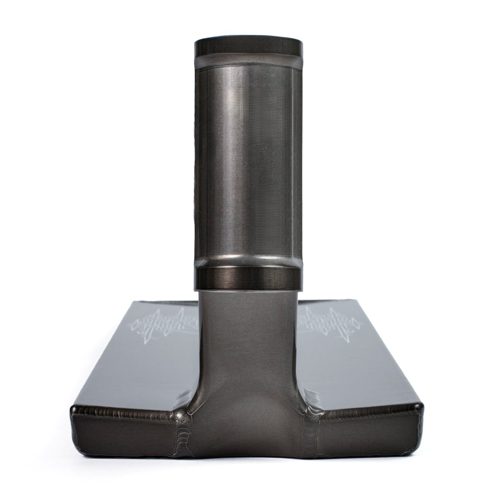 Tilt Formula Selects Gagliano Clear Black 6.5in Scooter Deck Front Headtube View