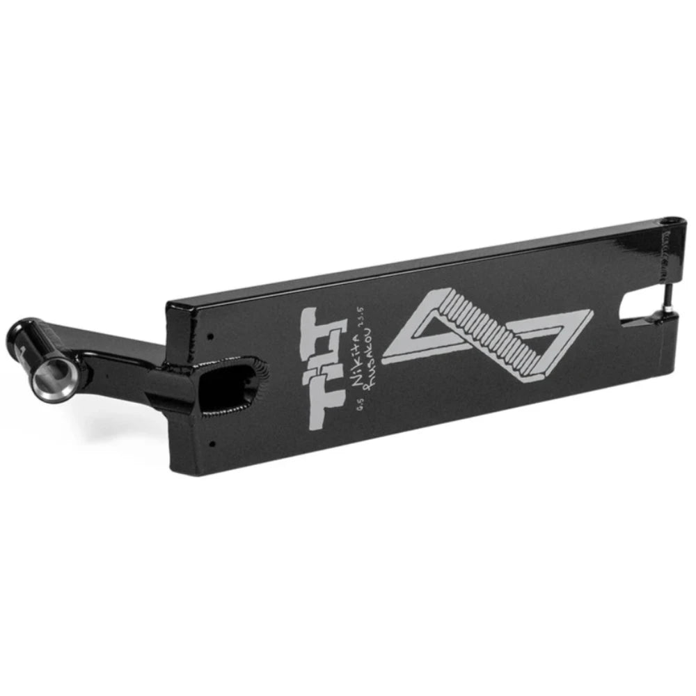 Tilt Theory Selects Signature Nikita Metalic Scooter Deck 6.5x23.5in Bottom