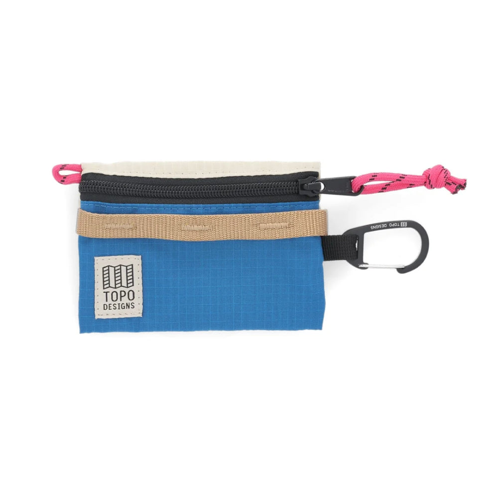 Topo Designs Mountain Accessory Micro Bag Bone White Blue
