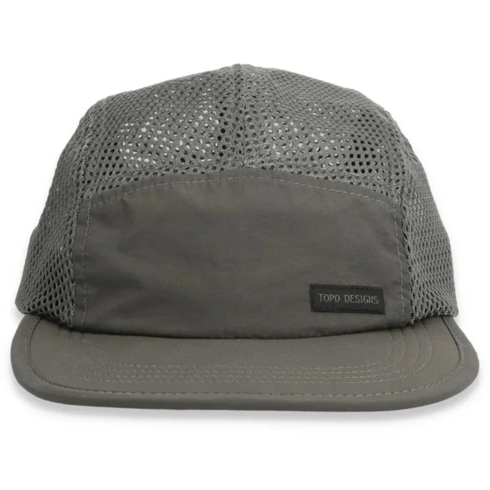 Topo Designs Global Hat Charcoal front
