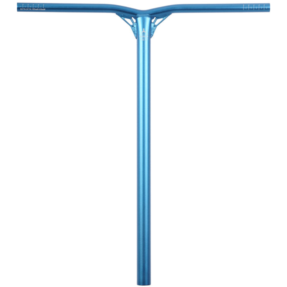 Triad Smuggler V2 Ano Blue Aluminum Scooter Bars Front