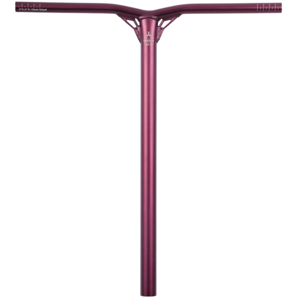 Triad Smuggler V2 Ano Red Aluminum Scooter Bars Front