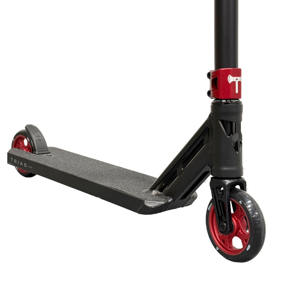 Trianyty Park Custom Scooter Black red Close Up