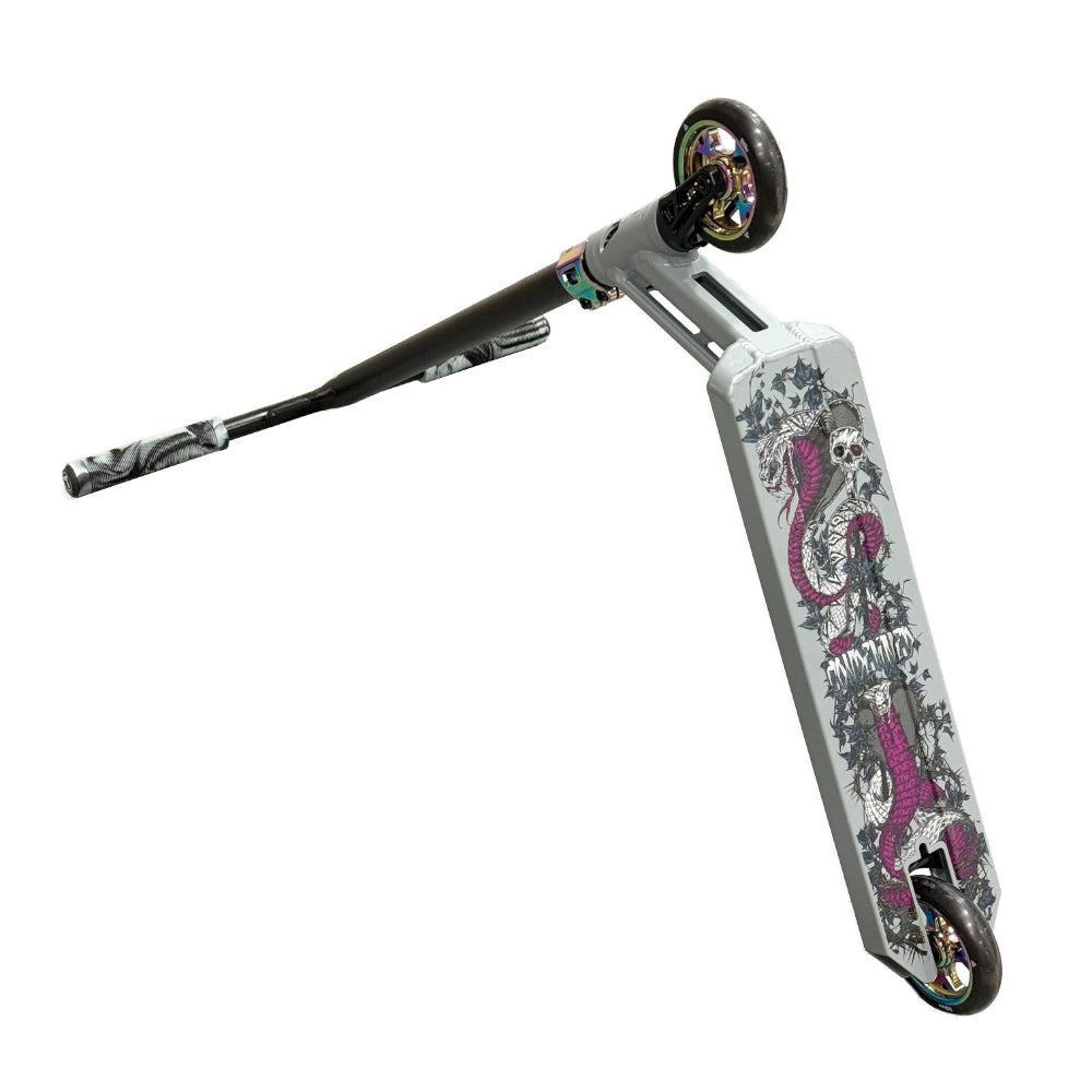 Trianyty Park Custom Scooter Grey Bottom Deck Design