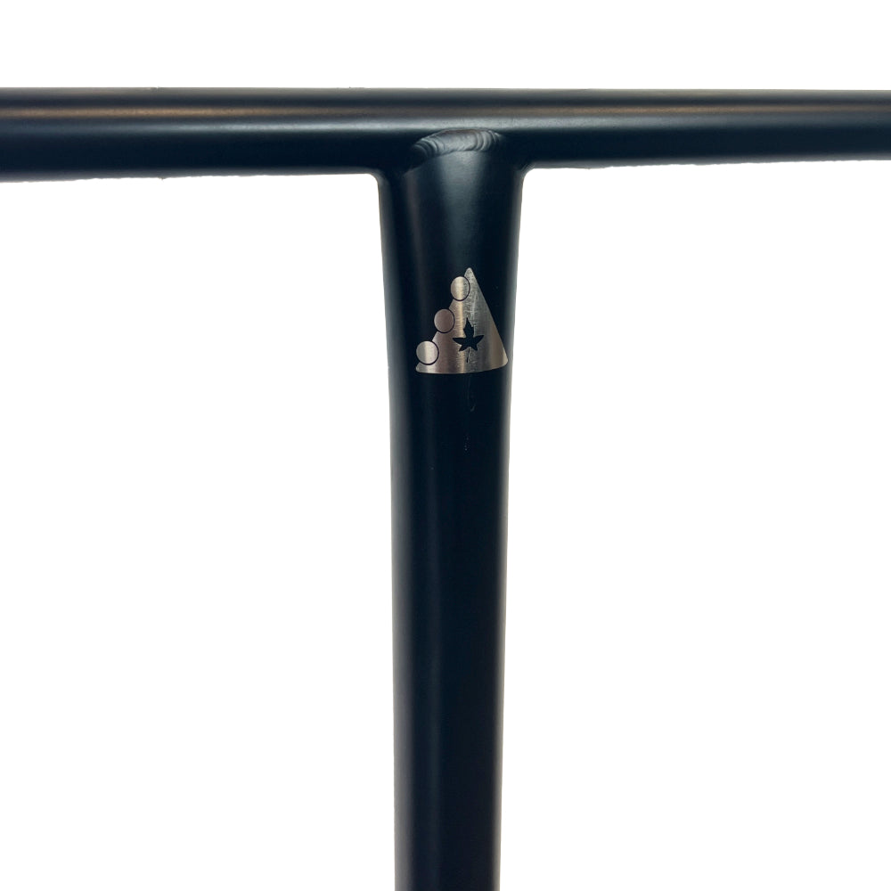 Trynyty Titanium T-Bars Matte Black Freestyle Scooter Bars Close Up