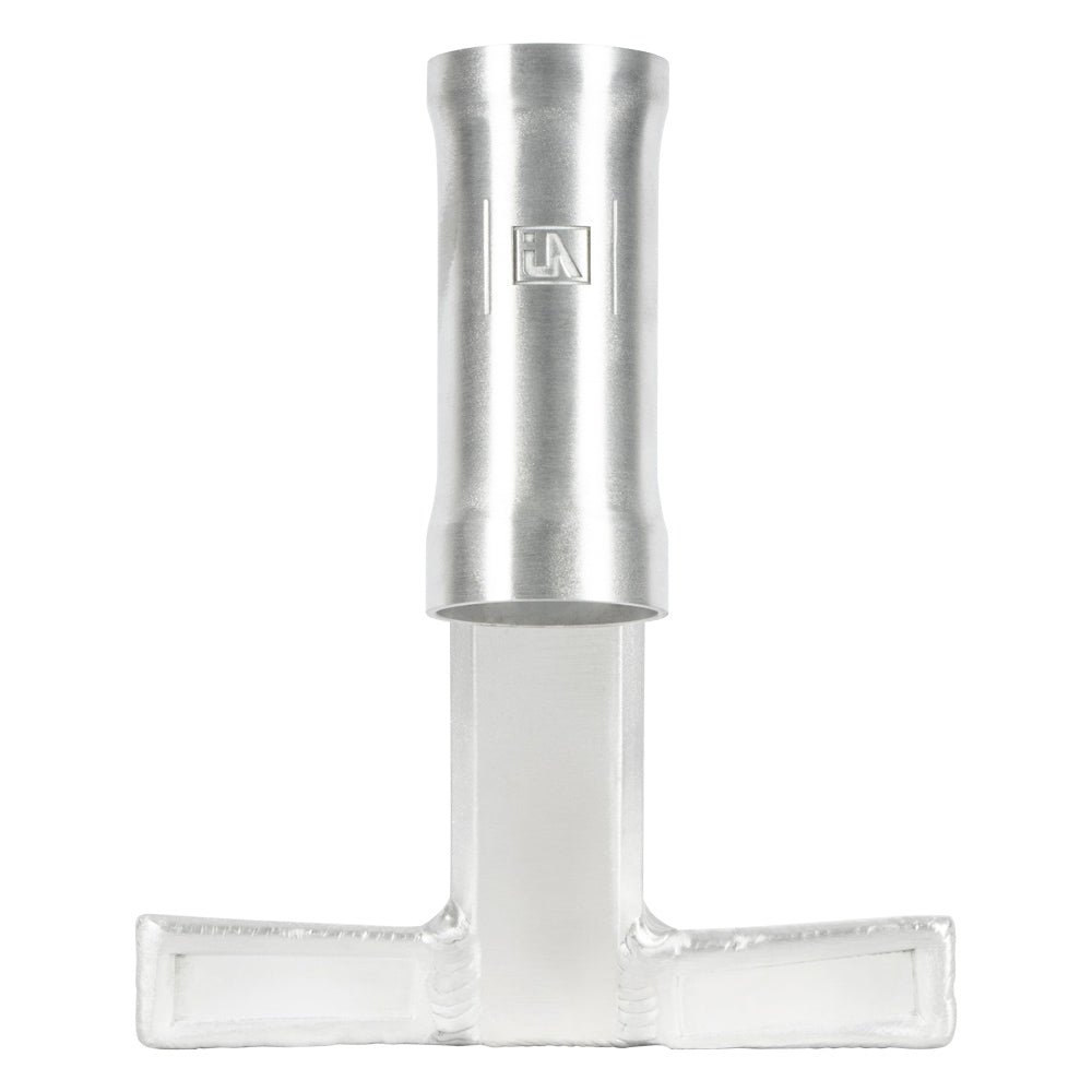 UrbanArtt Bone Remastered Black Freestyle Scooter Deck Front Headtube Logo