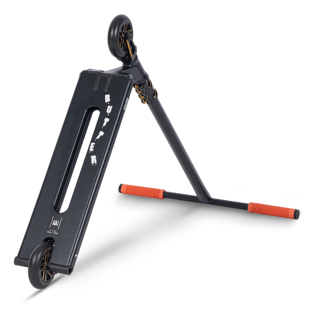 Urbanartt Street Custom Pro Scooter Black Orange Bottom