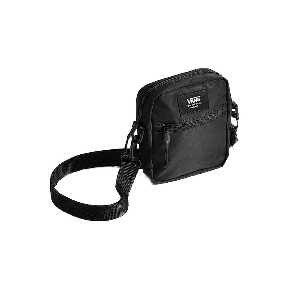 Vans Bail Shoulder Bag Black Front Angle
