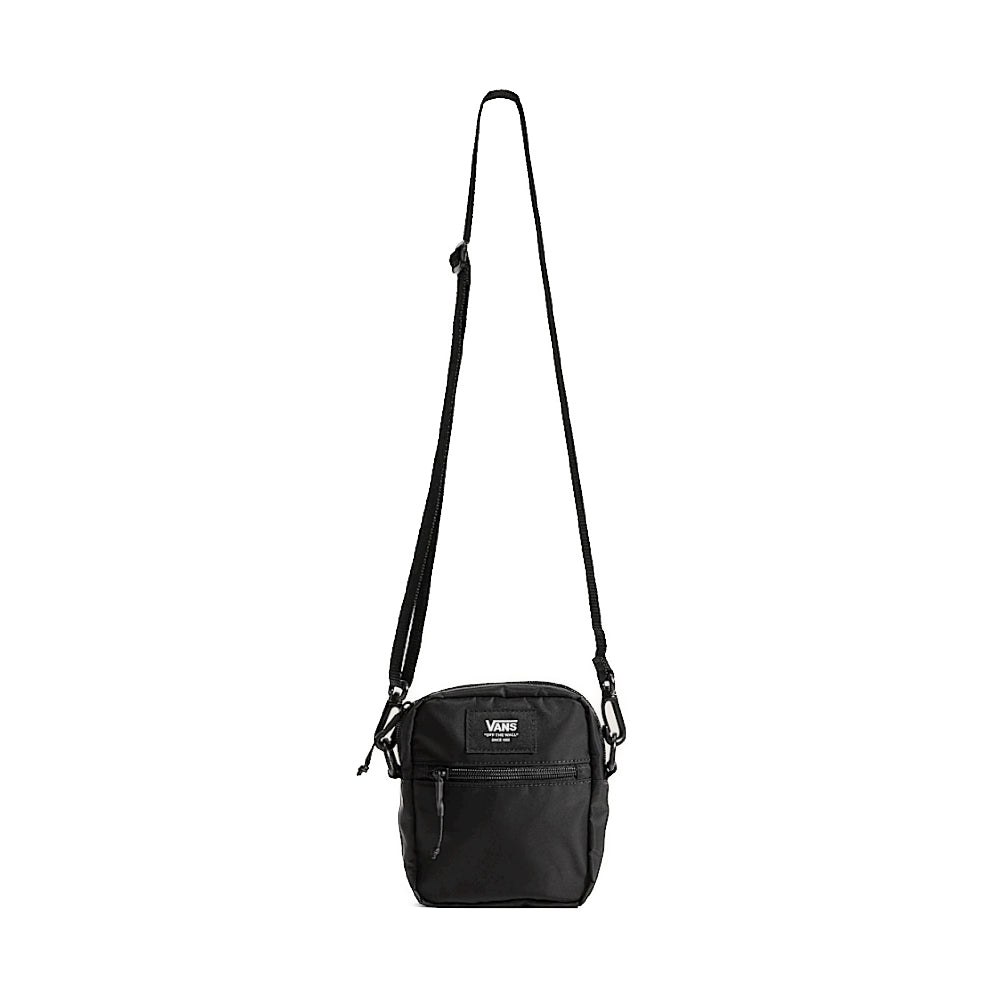 Vans Bail Shoulder Bag Black Front Suspended By The Strap