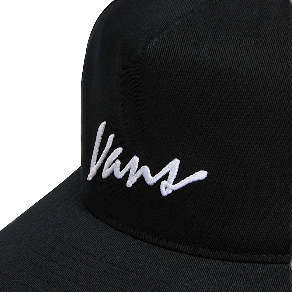 Vans Classic Script Snapback Hat Close Up
