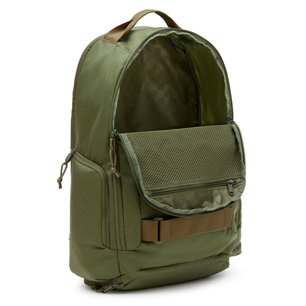 Vans DX Skatepack Bag Olivine Opened front