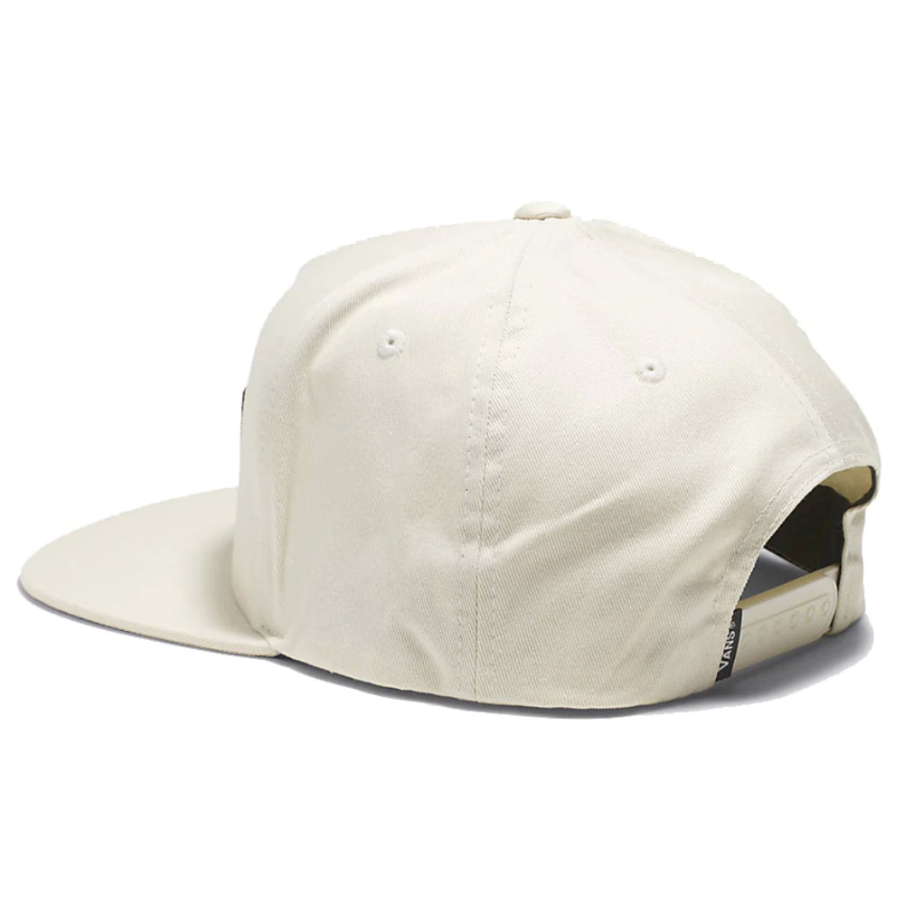 Vans Easy Box Snapback Hat Antique White Back