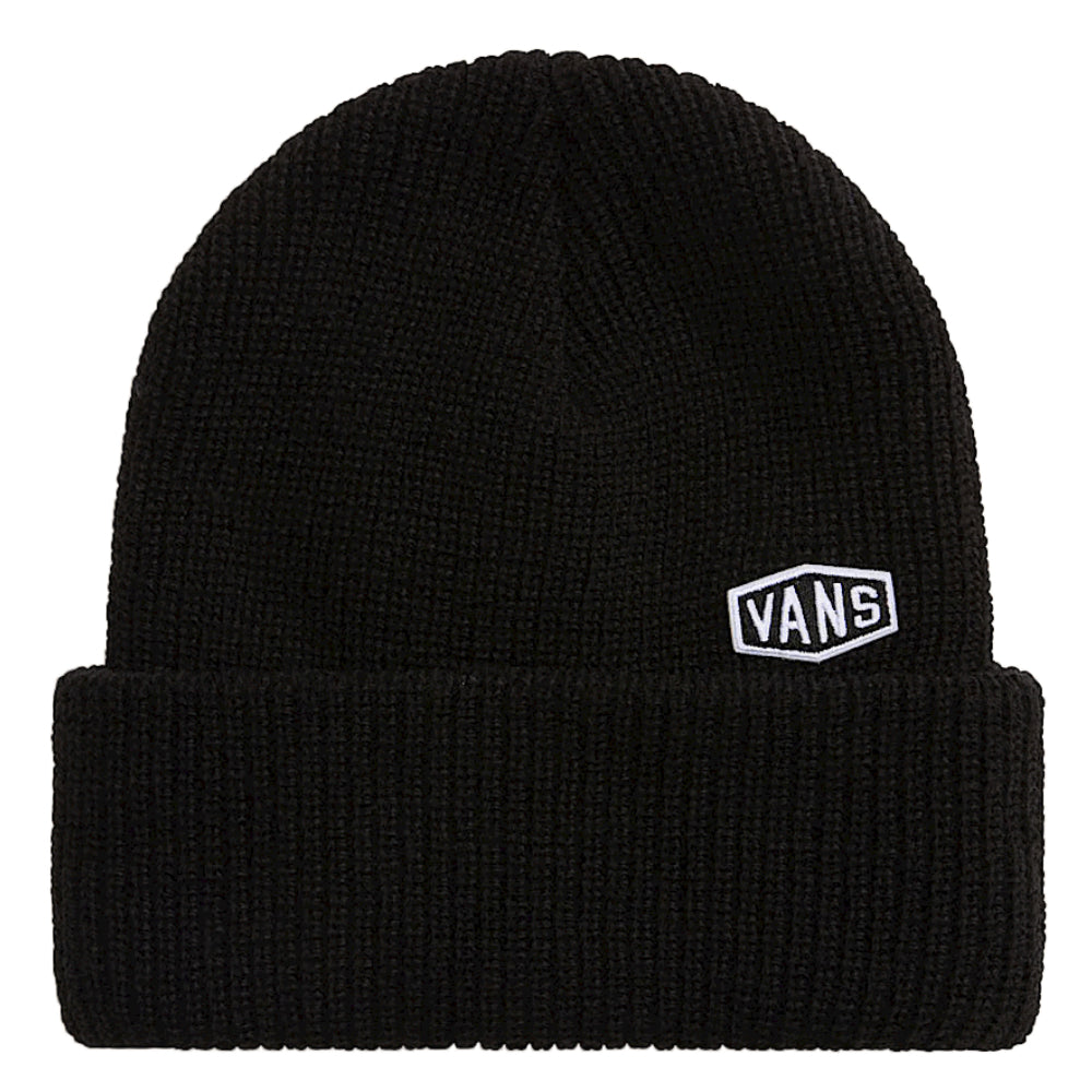 Vans Hex Patch Cuff Beanie Black Front Made In The USA