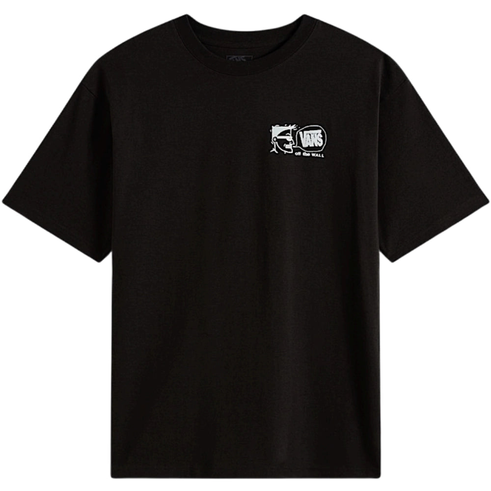 Vans Machine Mind Faded Black T-Shirt Front
