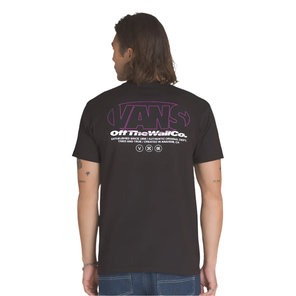 Vans Major Type T-Shirt Black Model Back